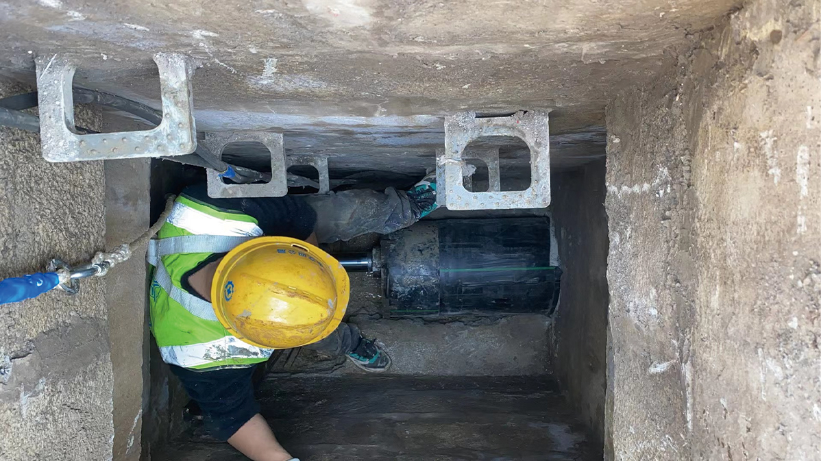 南岔HDPE短管内衬法